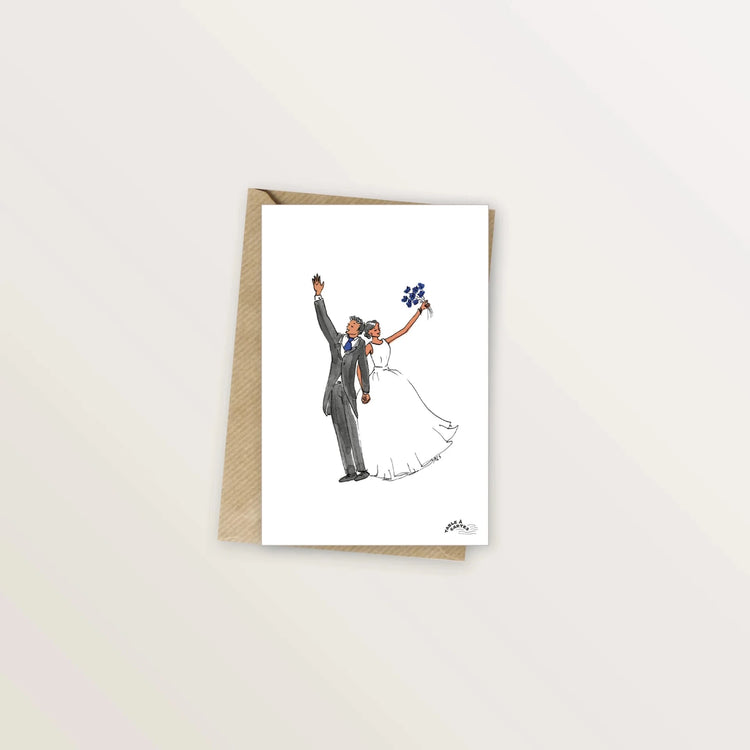 4 cartes postales pour les événements joyeux - Table à cartes
