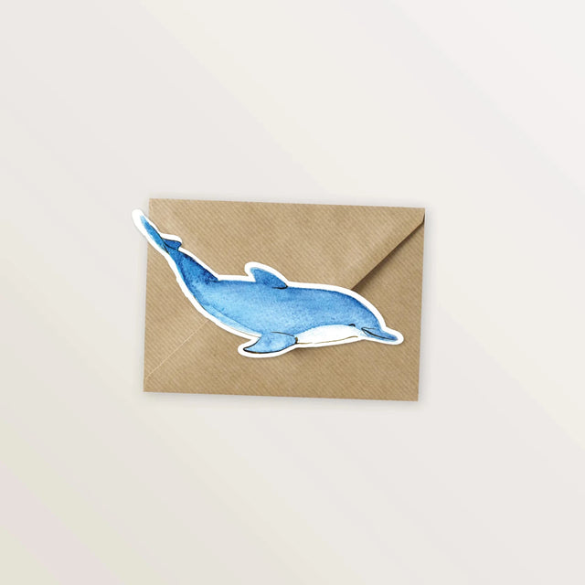 5 cartes, en forme d'animaux marins. - Table à cartes