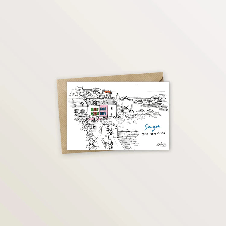 5 cartes postales pour revisiter Belle-Île-en-Mer - Table à cartes