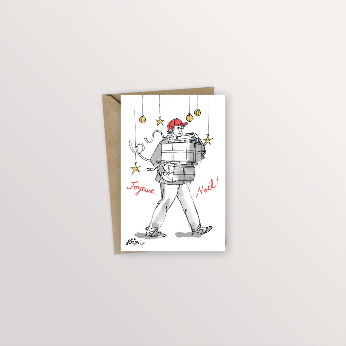 Carte postale - Paquets de Noël