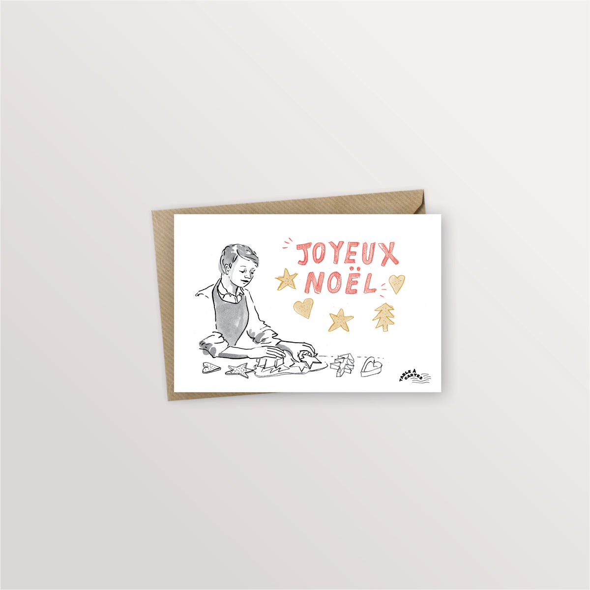 Carte postale - Sablés de Noël