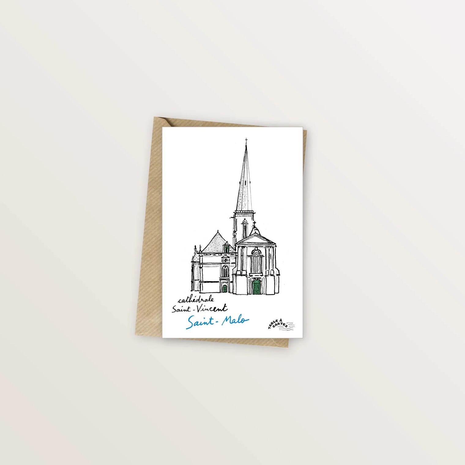 Carte postale Saint-Malo - Cathédrale Saint-Vincent