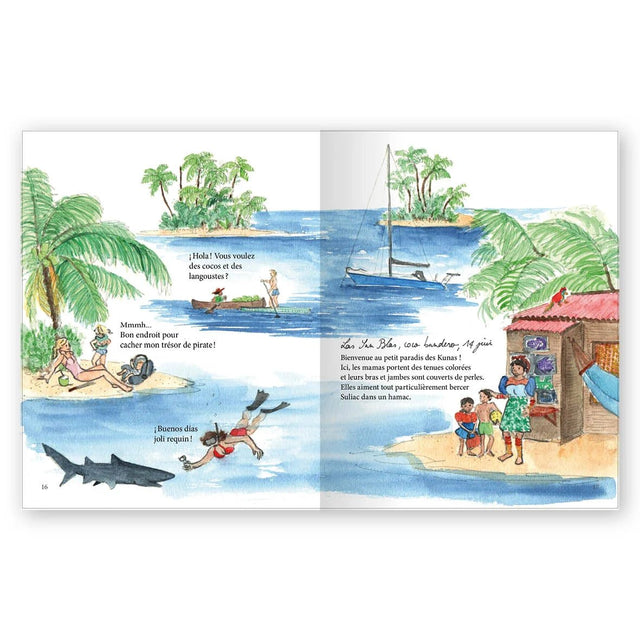 La grande navigation - Livre pour enfants - Table à cartes
