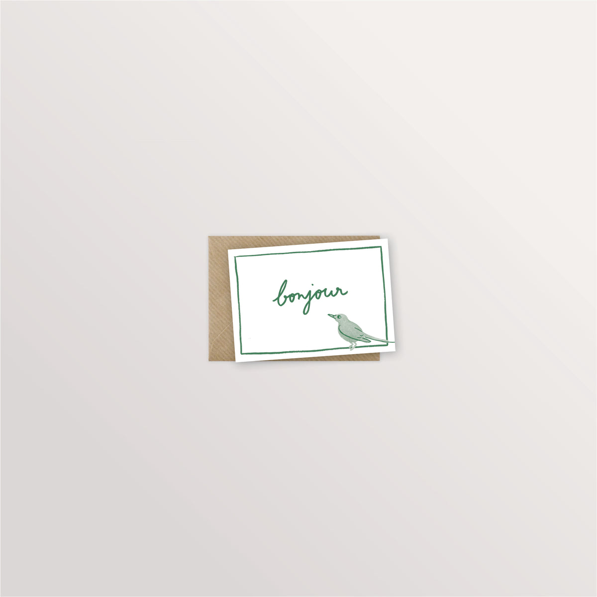 Mini-carte - Bonjour