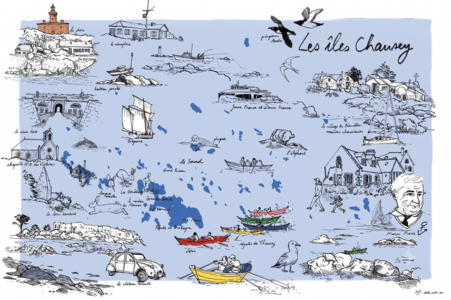Visiter les îles Chausey : escapade nature au cœur de l'archipel - Table à cartes