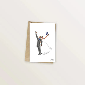 4 cartes postales pour les événements joyeux - Table à cartes