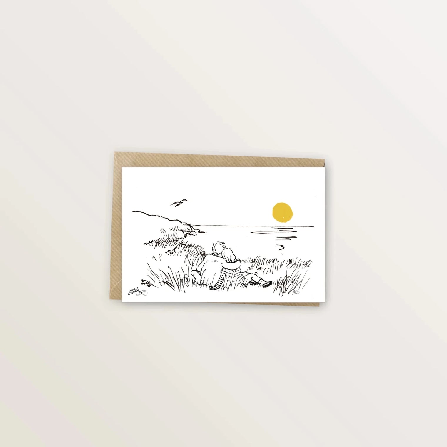 4 cartes postales pour les événements joyeux - Table à cartes