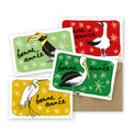 4 mini-cartes - Bonne année ! - Table à cartes
