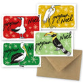 4 mini-cartes - Joyeux Noel ! - Table à cartes