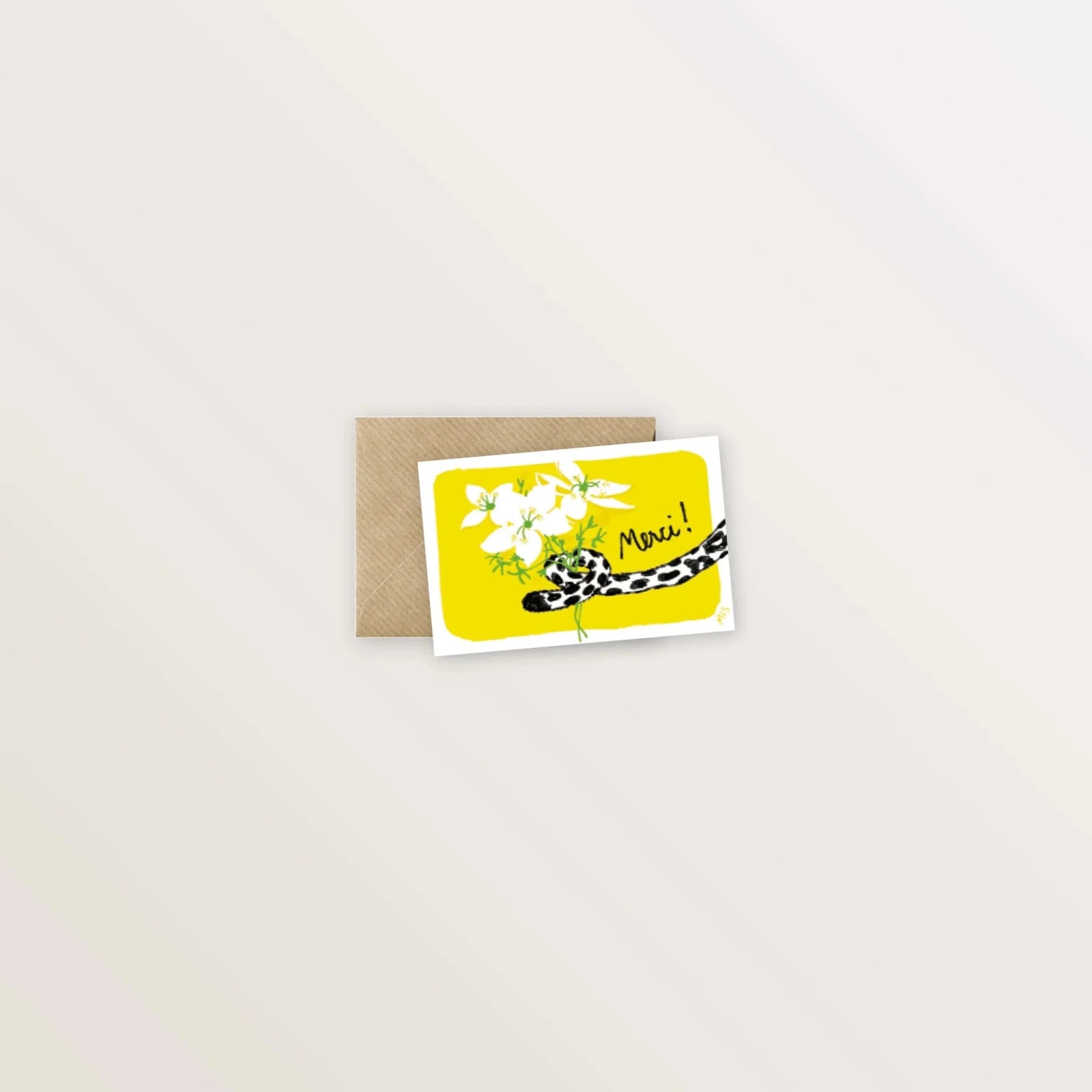 4 mini-cartes - Merci ! - Table à cartes