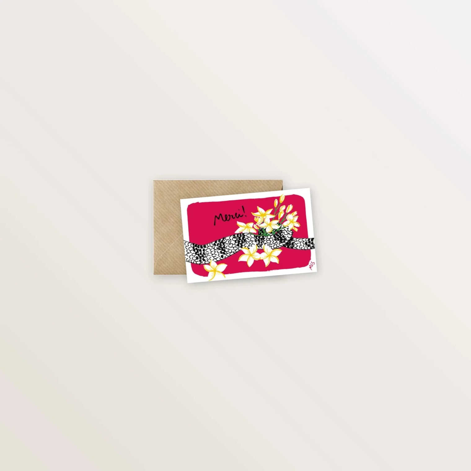 4 mini-cartes - Merci ! - Table à cartes