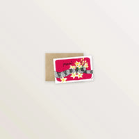 4 mini-cartes - Merci ! - Table à cartes