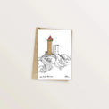 5 cartes postales : à la pointe Finistère - Table à cartes