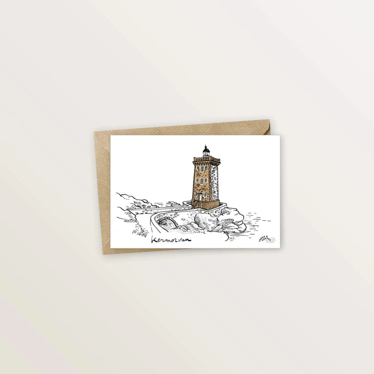 5 cartes postales : à la pointe Finistère - Table à cartes