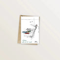 5 cartes postales de la presqu'île de Gâvres - Table à cartes