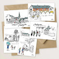 5 cartes postales de Matignon et ses environs - Table à cartes