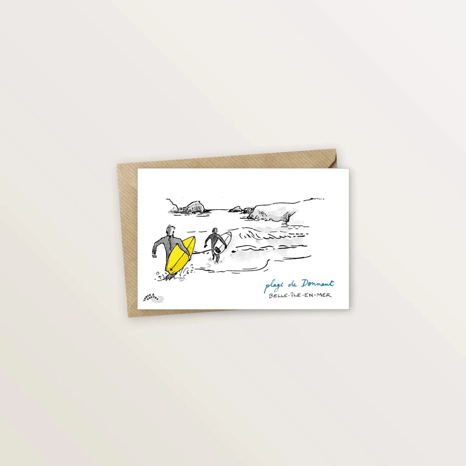 5 cartes postales pour revisiter Belle-Île-en-Mer - Table à cartes