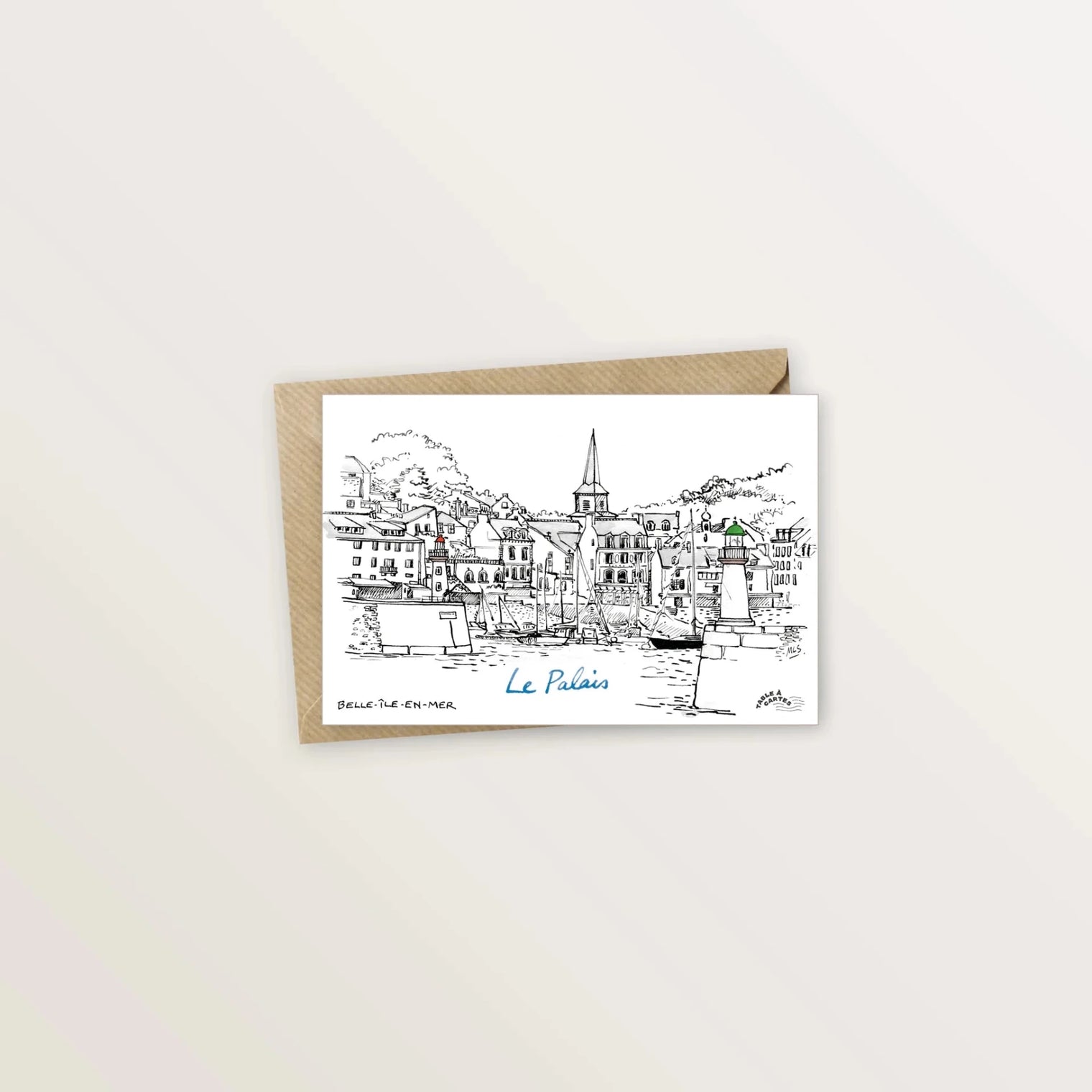 5 cartes postales pour revisiter Belle-Île-en-Mer - Table à cartes