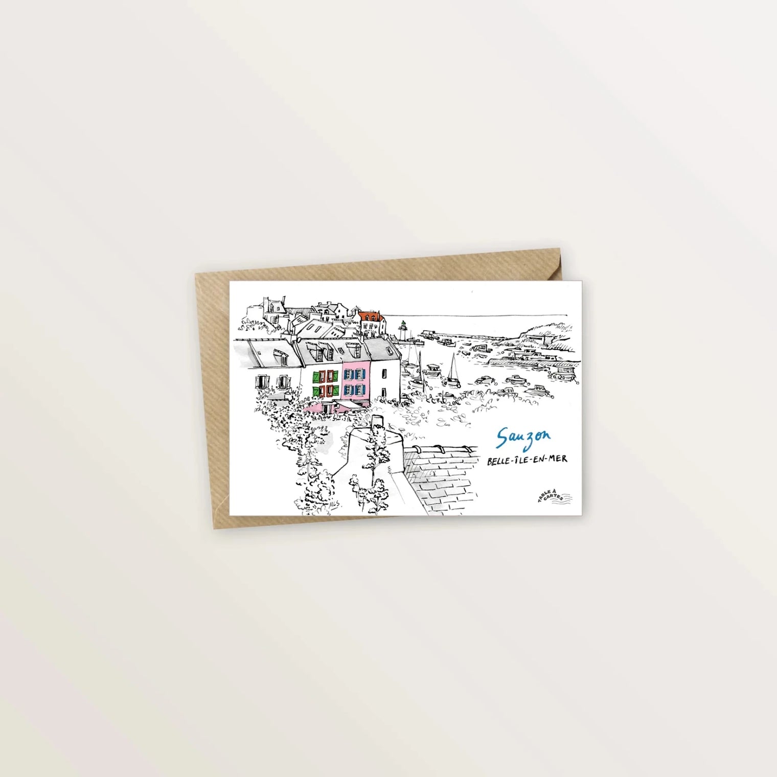 5 cartes postales pour revisiter Belle-Île-en-Mer - Table à cartes