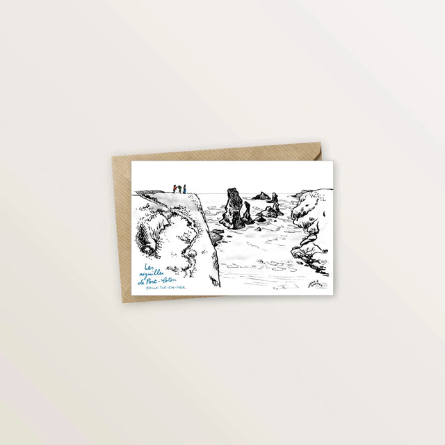 5 cartes postales pour revisiter Belle-Île-en-Mer - Table à cartes