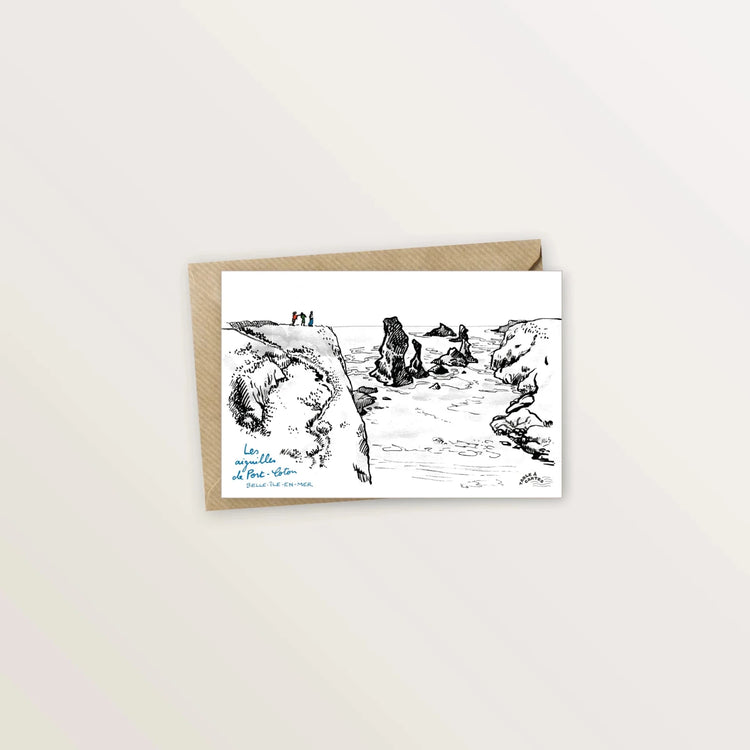 5 cartes postales pour revisiter Belle-Île-en-Mer - Table à cartes