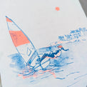 Balade en laser - Risographie A5 - Table à cartes