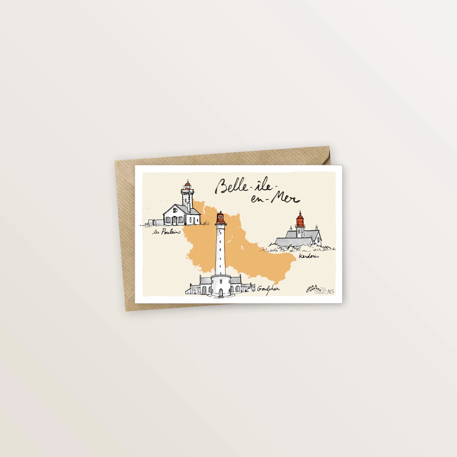 Carte postale - Phares de Belle-Île