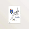 Bon vent à qui me salue - Larmor-Plage - Illustration A5 - Table à cartes