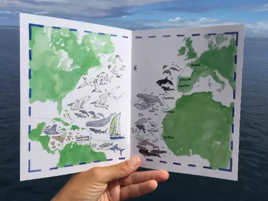 Bon voyage Agathe - Livre pour enfants - Table à cartes
