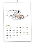 Calendrier 2026 - A la plage - Table à cartes