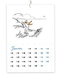 Calendrier 2026 - A la plage - Table à cartes