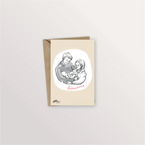 Carte postale - Bienvenue