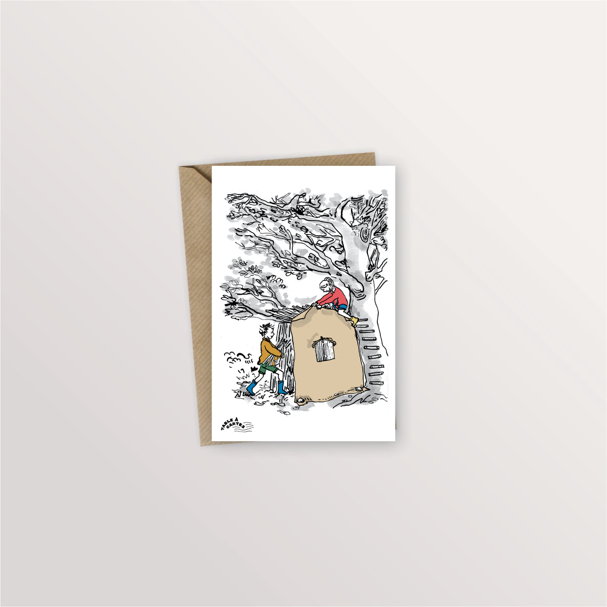 Carte postale - Cabane