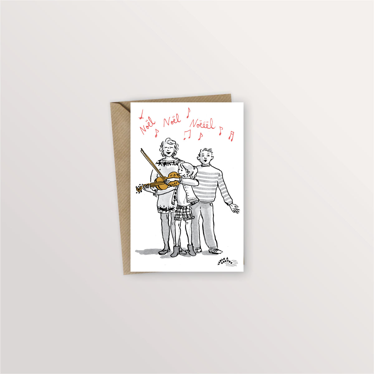 Carte postale - Chants de Noël