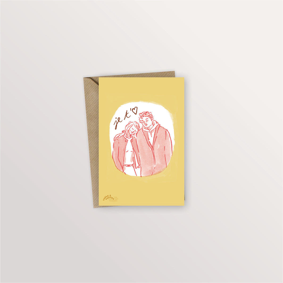 Carte postale - Je t'aime