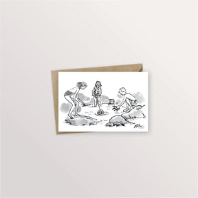 Carte postale - Marée basse