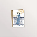 Carte postale - Robe rayée