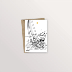 Carte postale - Sortie en mer