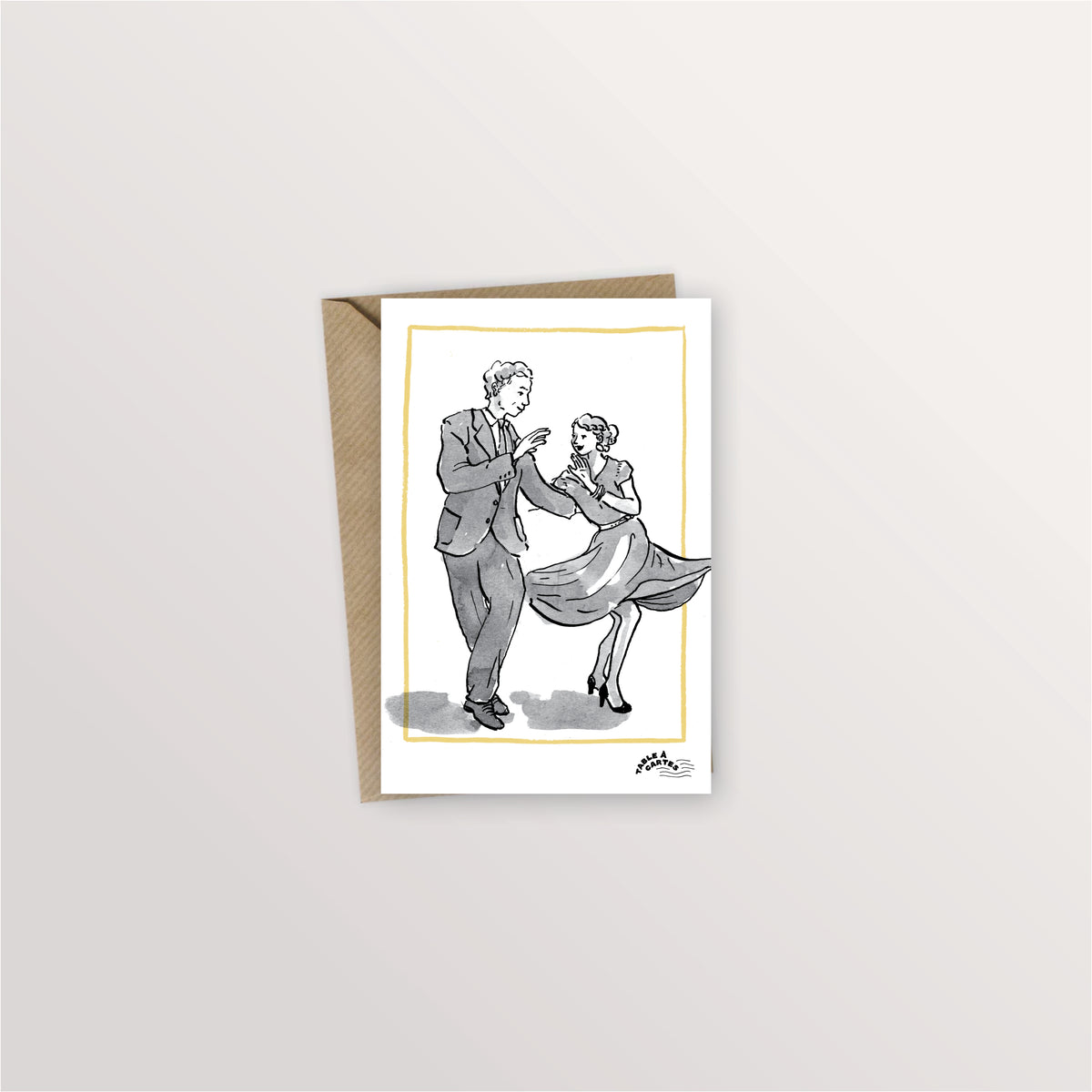 Carte postale - Swing !