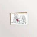 Carte postale - Lecture de Noël