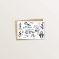 Carte postale lexique breton - Expressions - Table à cartes