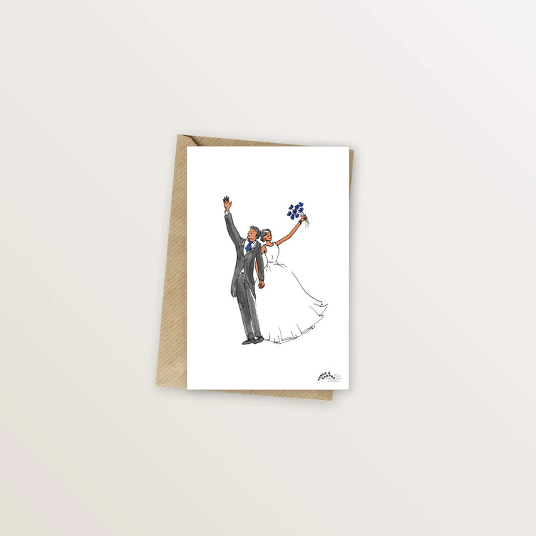 4 cartes postales pour les événements joyeux