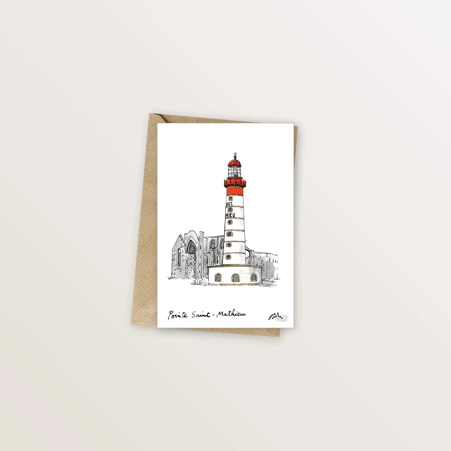 Carte postale - Phare de Saint-Mathieu