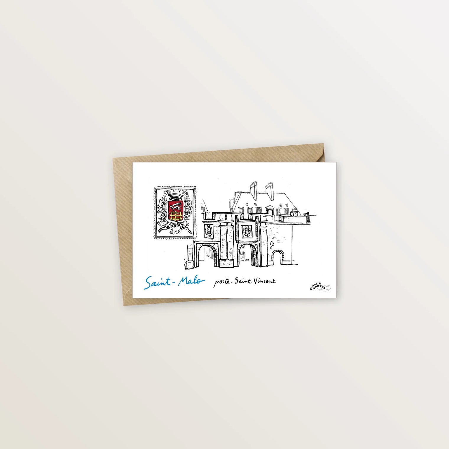 Carte postale Saint-Malo - Porte Saint-Vincent