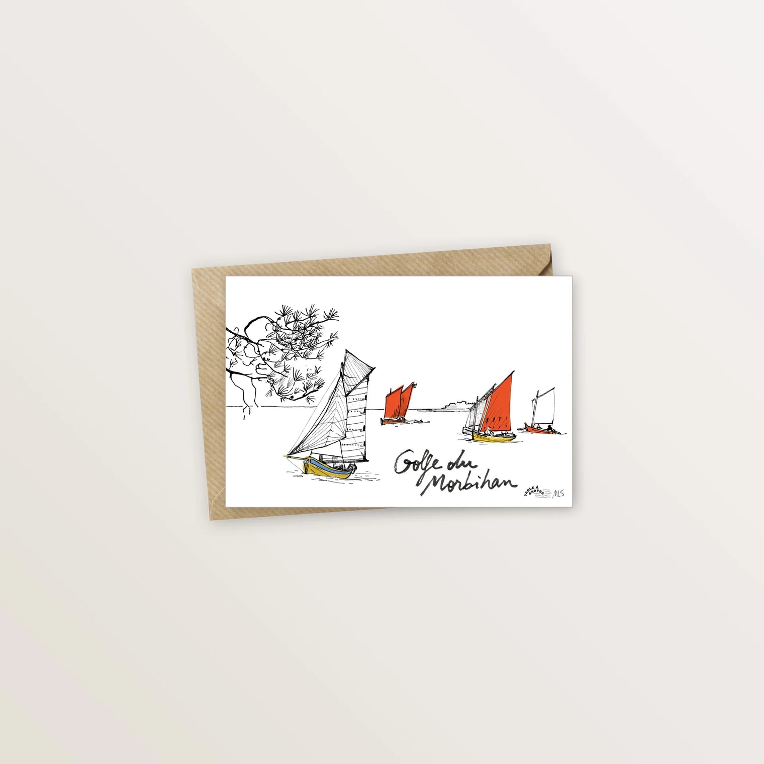 Carte postale Golfe du Morbihan - Le sinagot