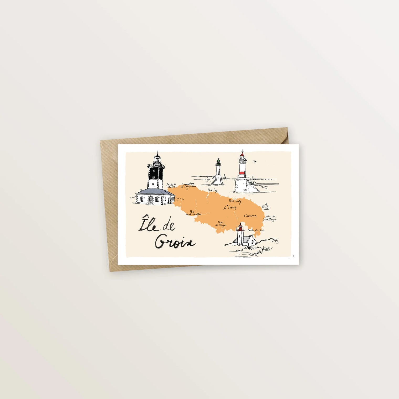 Carte postale - Les phares de Groix