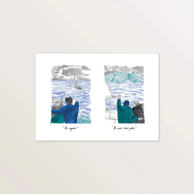 Ils sont tout petits - Risographie A4 - Table à cartes