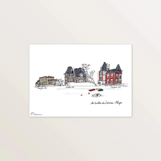 villas de Larmor-Plage Table à cartes