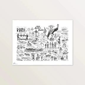 Lexique breton - Affiche 40 x 30 cm - Table à cartes