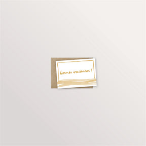 Mini-carte - Bonnes vacances